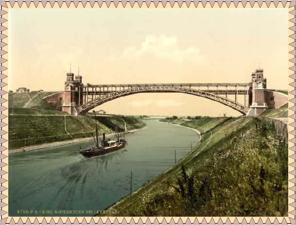 Levensauer Hochbrücke um 1900